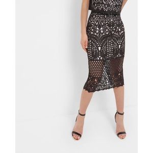 Ted Baker Neoma Lace Pencil Skirt